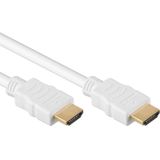 HDMI 2.0 Kabel - 4K 60Hz - Verguld - 2 meter - Wit