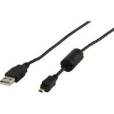 USB 2.0 Kabel USB A Male - 8-Pins Male 2.00 m Zwart