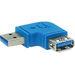 InLine USB 3.0 A-A Haakse adapter links 90°