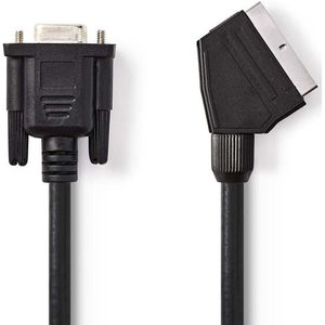 Scart - VGA kabel 2m