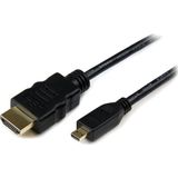 StarTech 1m High Speed HDMI Kabel met Ethernet - HDMI naar HDMI Micro - M/M