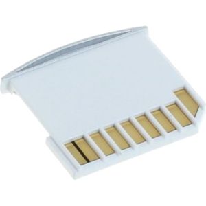 Micro-SD naar SD Kaart Adapter - O.a. geschikt voor Macbook Air - Zilver