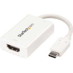 StarTech USB-C naar HDMI video adapter met USB Power Delivery - 4K 60Hz - wit