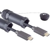 Actieve HDMI 2.0 Kabel - Gepantserd - 4K 60Hz - 40 meter - Zwart