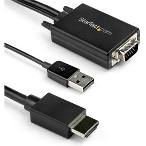 StarTech VGA naar HDMI kabel adapter - USB audio - 2 meter