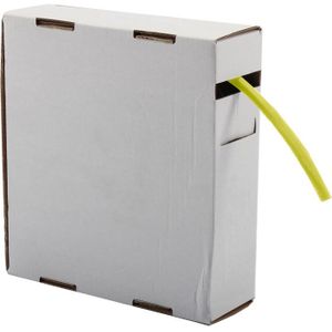 Krimpkous - 2:1 - 1,6 naar 0,8mm - 15 meter - Geel