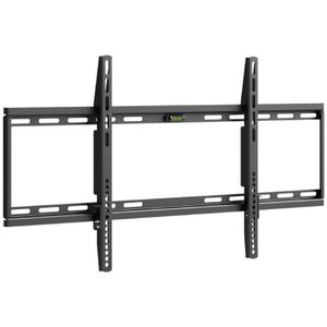 Tv muurbeugel voor 43-100 inch schermen - Basic - Vast - Tot 75kg - Zwart