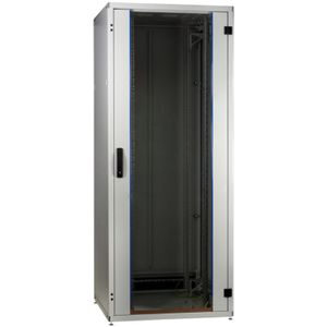 Patchkast 19" - 18U - 800 x 800 mm - PRO - Voorgemonteerd - Grijs