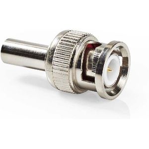 Connector BNC 6.0 mm Male Metaal Zilver