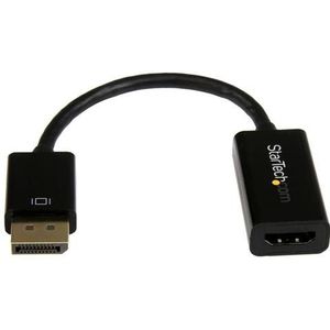 StarTech DisplayPort naar HDMI 1.4 Adapter – 4K 30Hz - 0,1 meter - Zwart