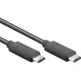 USB-C Kabel - USB 3.2 Gen 2x2 - 0,25 meter - Zwart