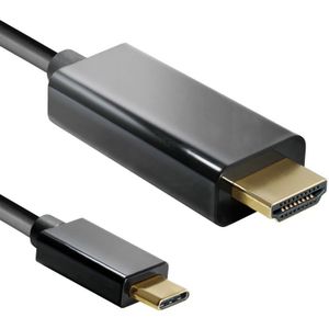 USB-C naar HDMI kabel - 4K 60Hz - 3 meter - Zwart