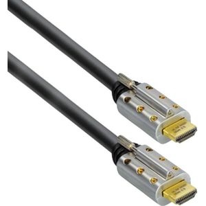 Actieve HDMI 2.0 Kabel - 4K 60Hz - Met Afneembare Connectorbehuizing - 25 meter - Zwart