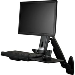 StarTech Zit-sta bureau werkplek - tot 24 inch monitor - wand
