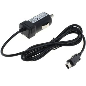 Mini USB Autolader - 5V - 1A - 5W - 0,9 meter - Zwart