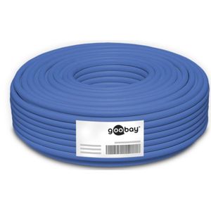 Wentronic CAT6A Netwerkkabel - Zonder connector - Blauw - 50 m