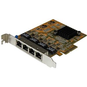 StarTech 4-Poort PCI Express gigabit netwerk adapter kaart - Quad Port PCIe Gigabit NIC