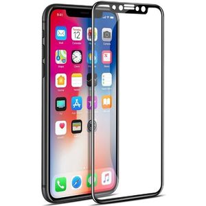 iPhone Xs Max 3D Soft Carbon Edge Tempered Glass Screen Protector
