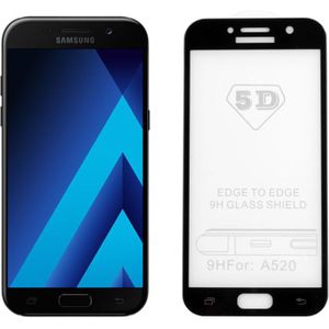 Galaxy A5 (2017) Full Cover Full Glue Tempered Glass Protector