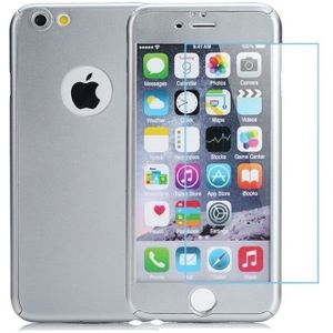 iPhone 5 / 5S / SE 360° Full Cover Case Hoesje incl. Tempered Glass - Mat Transparant