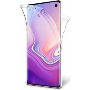 Galaxy S10 360° Full Cover Transparant TPU Hoesje