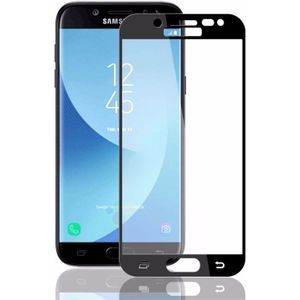 Galaxy J3 (2017) Full Cover Tempered Glass Screen Protector - Wit