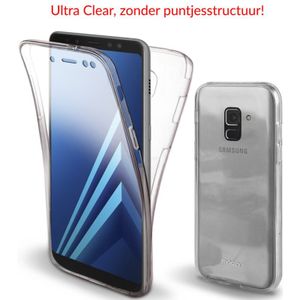 Galaxy A8 (2018) 360° Ultra Clear Hybrid PC + TPU Hoesje