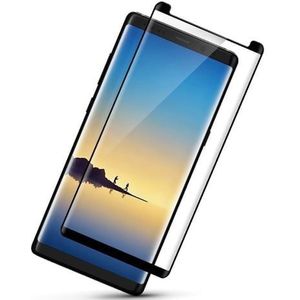 Galaxy Note 8 Case Friendly 3D Curved Tempered Glass Screen Protector - Blauw