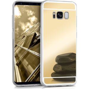 Galaxy S8 Plus TPU Bling Spiegel Hoesje 4 Kleuren - Goud