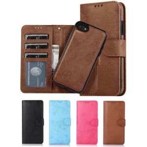 iPhone 7 Plus / 8 Plus Uitneembaar Magnetisch Bookcase Hoesje - Bruin