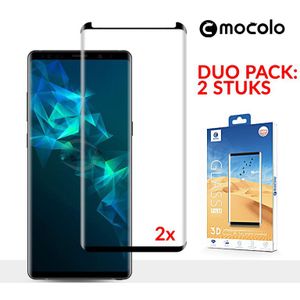 2 STUKS Note 9 Mocolo Premium 3D Case Friendly Tempered Glass Protector - Transparant