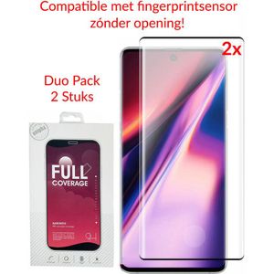 2 STUKS Galaxy Note 10 Case Friendly 3D Tempered Glass Screen Protector