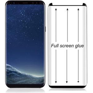Galaxy S8 Full Glue Case Friendly 3D Tempered Glass Protector