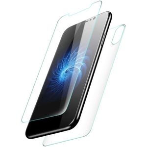 iPhone Xs Max Front + Back Tempered Glass Protector
