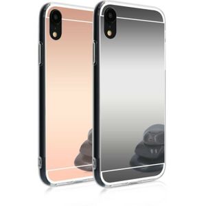 iPhone Xr TPU Bling Spiegel Hoesje 4 Kleuren - Zilver