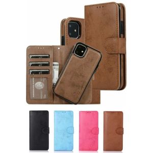 iPhone 13 Pro Uitneembaar Magnetisch Bookcase Hoesje - Zwart