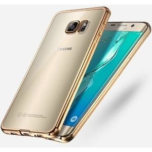 Galaxy S7 Soft TPU Hoesje Met Coating Goud / Zilver / Grijs - Grijs Metallic