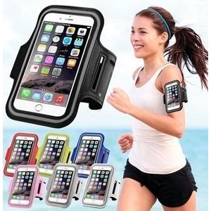 Sport Armband Hoesje iPhone 6 / 7 / 8 / SE 2020 / 12 Mini - Blauw