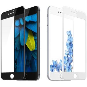 iPhone 7 / 8 Full Body 3D Tempered Glass Screen Protector - Zilver