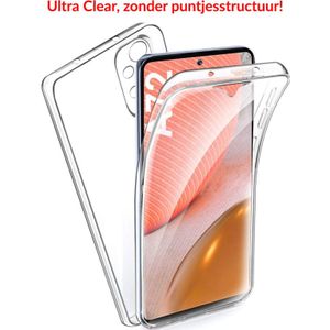 Galaxy A72 360° Ultra Clear Hybrid PC + TPU Hoesje