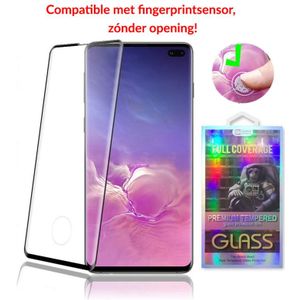 Galaxy S10 Plus Case Friendly 3D Curved Tempered Glass Screen Protector