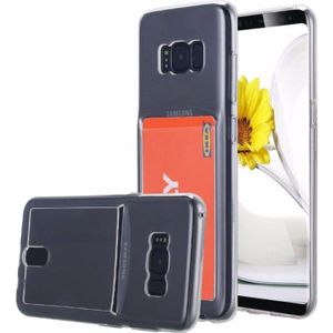 Galaxy S8 Transparant TPU Hoesje Met Pasjesvakje