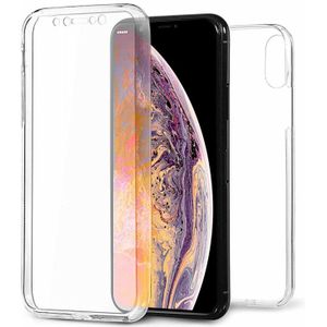 iPhone Xs Max 360° Full Cover Transparant TPU Hoesje