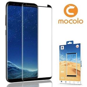 Galaxy S9 Plus Mocolo Premium 3D Case Friendly Tempered Glass Protector - Zwart