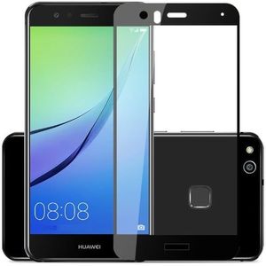 Huawei P10 Lite Full Cover Tempered Glass Screen Protector - Zwart