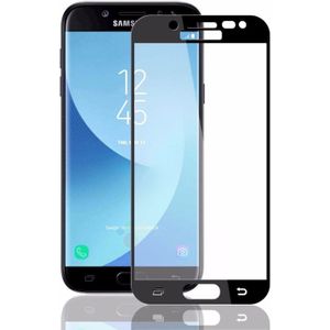 Galaxy J7 (2017) Full Cover Tempered Glass Screen Protector - Goud