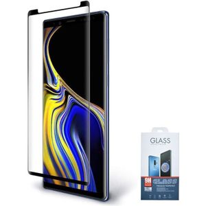 Galaxy Note 9 Case Friendly 3D Curved Tempered Glass Screen Protector - Zwart