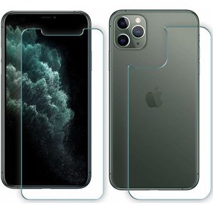 iPhone 11 Pro Max Front + Back Tempered Glass Protector