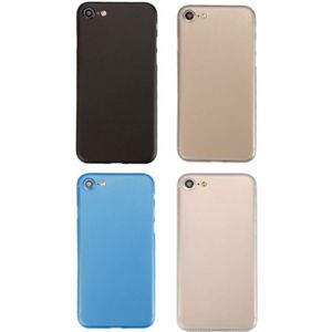 iPhone 7 / 8 / SE 2020-2022 Soft Plastic Matte Hoesje Transparant/Wit - Transparant/Wit
