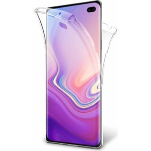 Galaxy S10 Plus 360° Full Cover Transparant TPU Hoesje